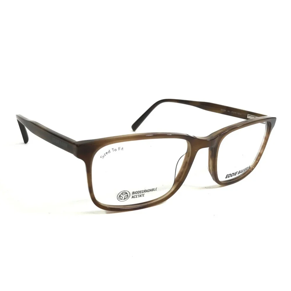 Eddie Bauer Eyeglasses Frames EB32084 KH Khaki Brown Full Rim 57-19-150